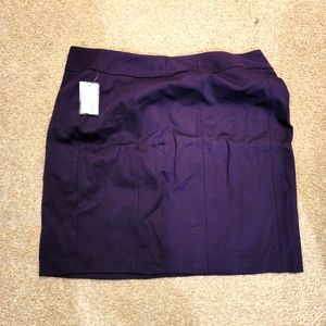 Dark purple skirt
